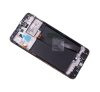 Samsung A105 Galaxy A10 kompatibilis LCD modul kerettel, OEM jellegű, fekete