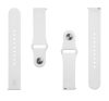 Tactical kiegészítő szilikon karpánt Garmin Vivoactive 3, fehér