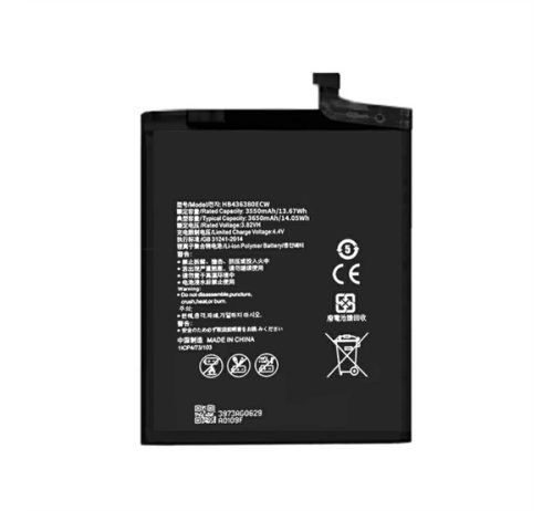 Huawei HB436380ECW (Huawei P30) kompatibilis akkumulátor 3650 mAh, OEM jellegű