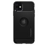 Spigen Rugged Armor Apple iPhone 11 tok, Matte Black, fekete