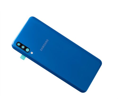 Samsung A505 Galaxy A50 akkufedél kameralencsével, kék