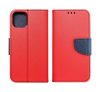 Fancy Apple iPhone 11 Pro Max flip tok, piros-kék