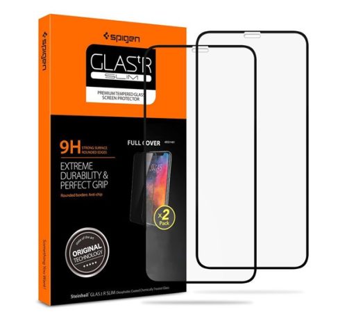 Spigen Glass FC Apple iPhone 11 Pro Max / Xs Max Tempered kijelzővédő fólia 2db