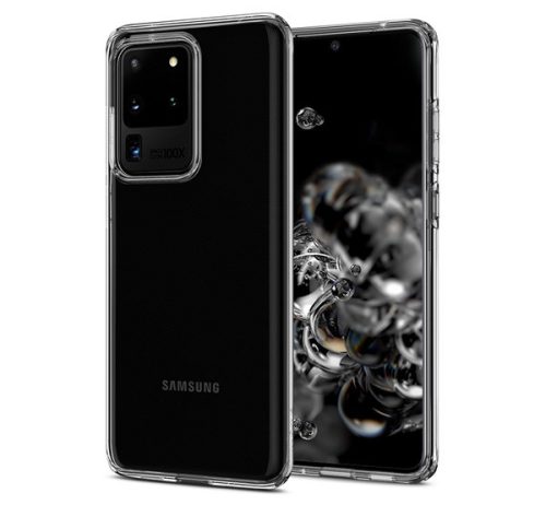 Spigen Liquid Crystal Samsung Galaxy S20 Ultra Crystal Clear tok, átlátszó