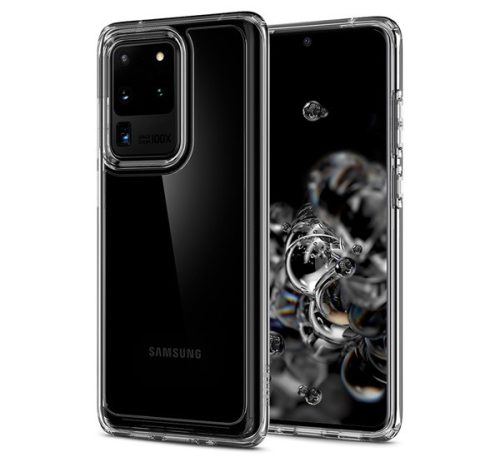 Spigen Ultra Hybrid Samsung Galaxy S20 Ultra Crystal Clear tok, átlátszó