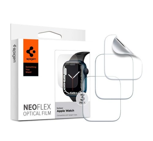 Spigen Neo Flex Apple Watch S8/S7 (41mm)/S6/SE/S5/S4 40mm hajlított kijelzővédő fólia (3db)