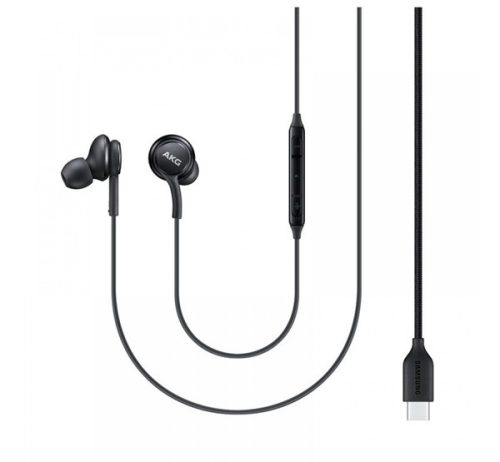 Samsung AKG EO-IC100BBE headset, USB-C, fekete