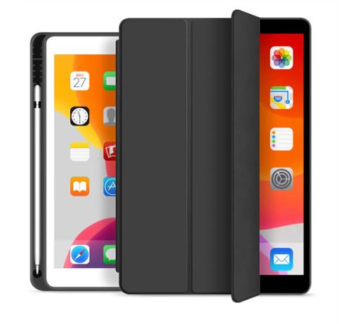 Xprotector Smart Book Pencil tartóval flip tok Apple iPad Pro 12.9” (2020), fekete