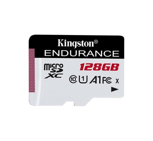 Kingston High Endurance MicroSDXC 128GB (Class 10), UHS-I memóriakártya adapter nélkül (SDCE/128GB)
