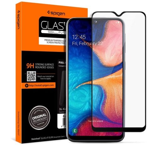 Spigen Glass FC Samsung Galaxy A20e/A10e Tempered kijelzővédő fólia
