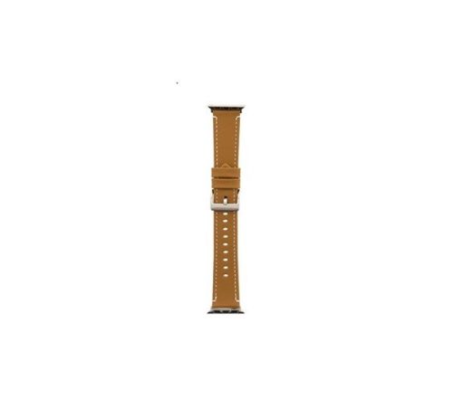 Tactical Color bőr karpánt, Apple Watch 1/2/3 38mm szíj, arany