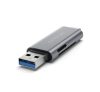Satechi Type-C - USB 3.0 adapter és kártyaolvasó, szürke