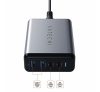 Satechi Travel adapter gyorstöltő, 2x USB-A, 1x Type-C PD, 1x Type-C QC, szürke