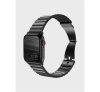 Uniq Strova Apple Watch 42/44/45/49mm fém szíj, fekete