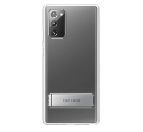Samsung N980 Galaxy Note 20 Standing Cover gyári tok, átlátszó, EF-JN980CT