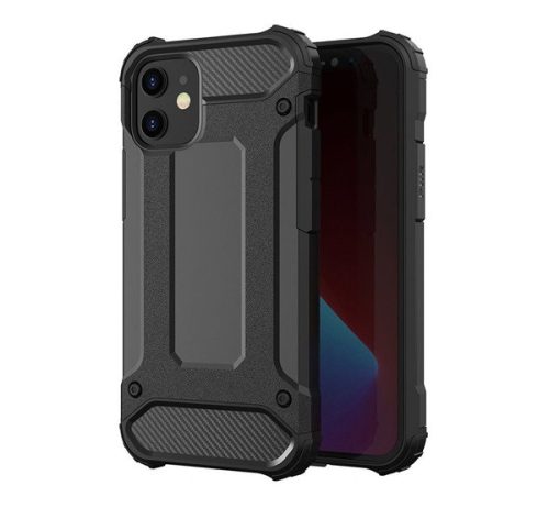 Forcell Armor hátlap tok Apple iPhone 12/12 pro, fekete