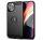 Forcell Carbon hátlap tok Apple iPhone 12 Pro Max, fekete