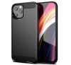 Forcell Carbon hátlap tok Apple iPhone 12/12 Pro, fekete