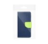 Fancy Apple iPhone 12/12 Pro flip tok, kék-lime