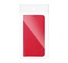 Magnet Apple iPhone 12 Pro Max mágneses flip tok, piros