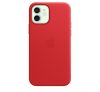 Apple iPhone 12/12 Pro MagSafe-rögzítésű bőr tok, piros (PRODUCT)RED