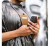 Flip tok szilikon belsővel Apple iPhone 12 mini, fekete