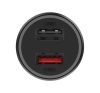 Xiaomi Mi autós szivargyújtó gyorstöltő töltő, 2xUSB, 37W, fekete, GDS4147GL
