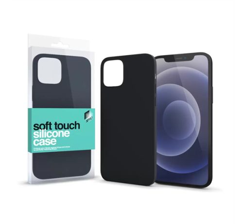 Xprotector Soft Touch szilikon tok Apple iPhone 12/12 Pro, fekete