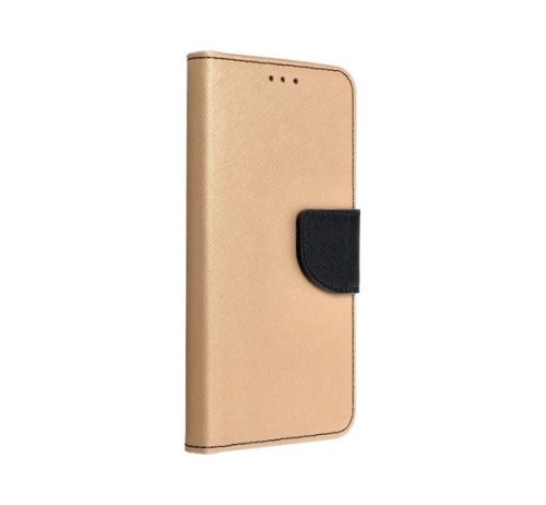 Fancy Apple iPhone 12 Pro Max flip tok, fekete-arany