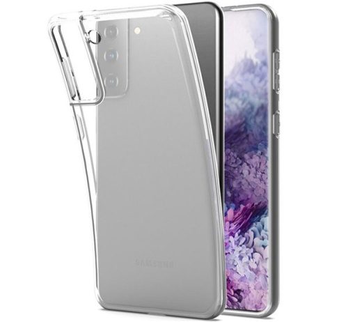 Samsung G991 Galaxy S21 slim 0,3mm szilikon tok, átlátszó