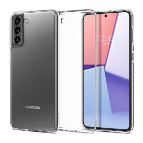   Spigen Crystal Flex Samsung G996 Galaxy S21+ tok, Crystal Clear, átlátszó