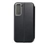Forcell Elegance oldalra nyíló hátlap tok Samsung G991 Galaxy S21, fekete