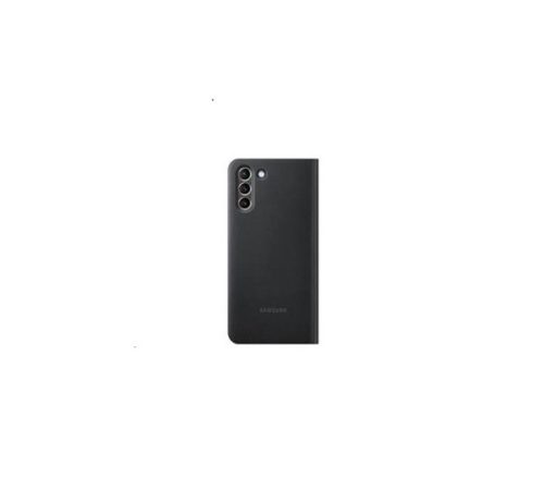 Samsung G996 Galaxy S21+ LED View Cover, gyári flip tok, fekete, EF-NG996PB