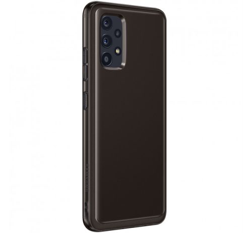 Samsung Galaxy A32 LTE Soft Clear gyári szilikon tok, fekete, EF-QA325TBE