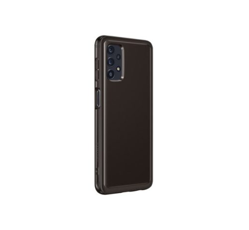 Samsung Galaxy A32 5G Soft Clear gyári szilikon tok, fekete, EF-QA326TBE