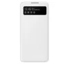 Samsung Galaxy A42 LED View Cover, gyári flip tok, fehér, EF-EA426PWE