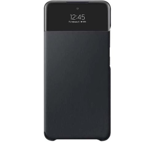 Samsung Galaxy A72 LED View Cover, gyári flip tok, fekete, EF-EA725PBE