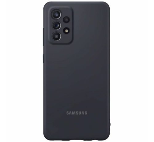 Samsung Galaxy A72 Silicone Cover gyári szilikon tok, fekete, EF-PA725TBE