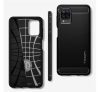 Spigen Rugged Armor Samsung Galaxy A12 Matte Black tok, fekete