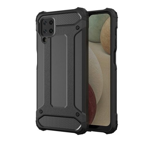 Forcell Armor hátlavédő tok, Samsung Galaxy A12, fekete