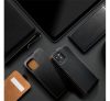 Flip tok szilikon belsővel Samsung Galaxy A32 5G, fekete