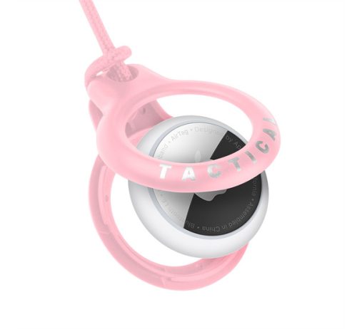 Tactical Velvet Smoothie Apple AirTag tok, Pink Panther, rózsaszín