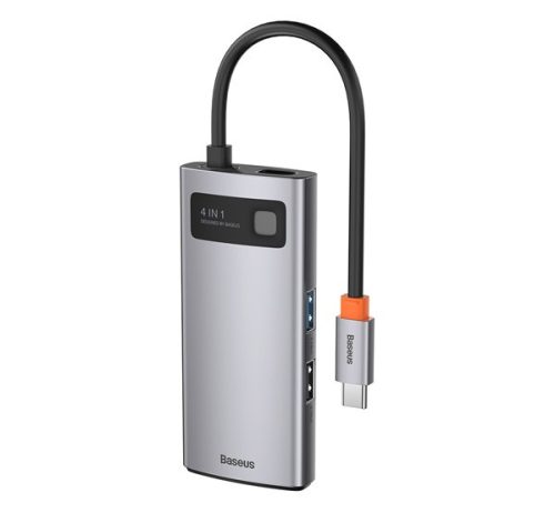 Baseus Metal Gleam Type-C Hub, 4-in-1 Type-C, USB2.0, USB3.0, HDMI