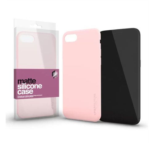 Xprotector Matte ultra vékony szilikon hátlap tok, Samsung Galaxy A32 LTE, púder pink