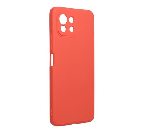 Forcell Szilikon Lite hátlap tok Xiaomi Mi 11 Lite 5G, rózsaszín