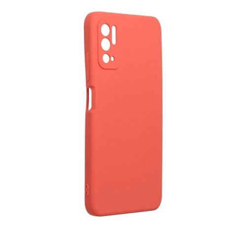 Forcell Szilikon Lite hátlap tok Xiaomi Redmi Note 10 5G, rózsaszín