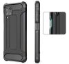 Forcell Armor hátlap tok, Samsung Galaxy A22 5G, fekete