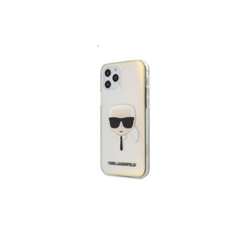 Karl Lagerfeld Head hátlap tok Apple iPhone 12/12 Pro, irizáló