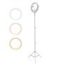 4smarts Ring Light LoomiPod álló fehér LED fény és Selfie-tripod, fehér