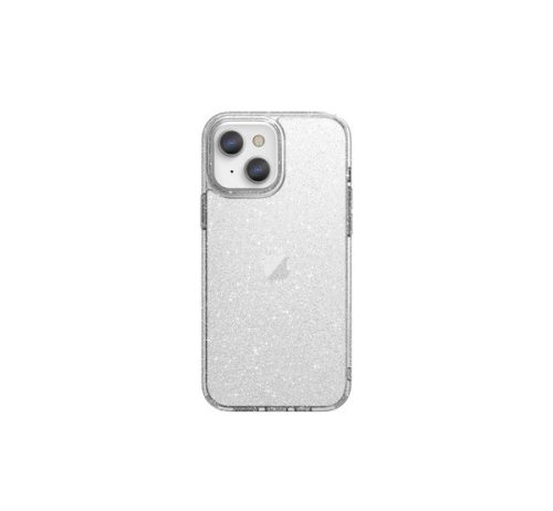 Uniq Lifepro Xtreme Tinsel Apple iPhone 13, csillámos szilikon tok, átlátszó